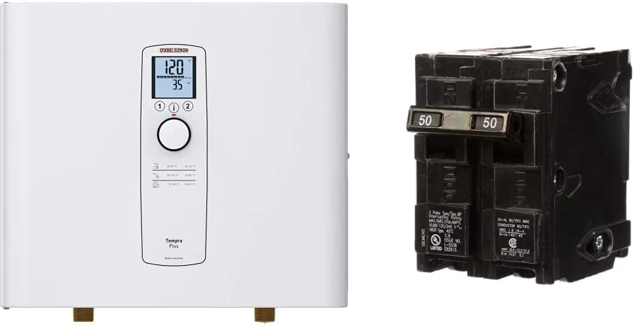 Stiebel Eltron Tankless Water Heater Tempra 24 Plus   SIEMENS 50-Amp Double Pole Type QP Circuit Breaker