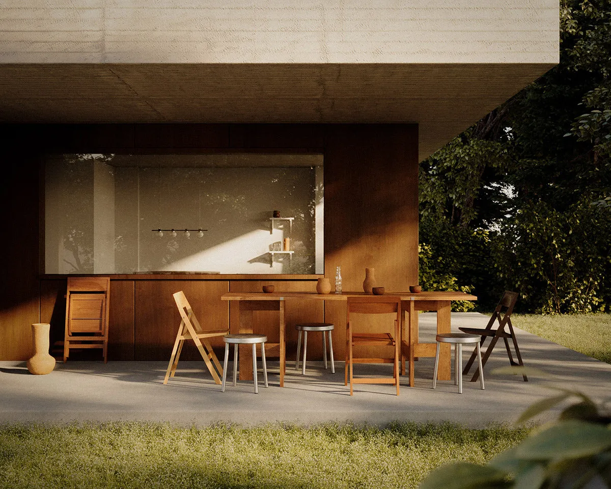 Tasca Stool | Aluminum