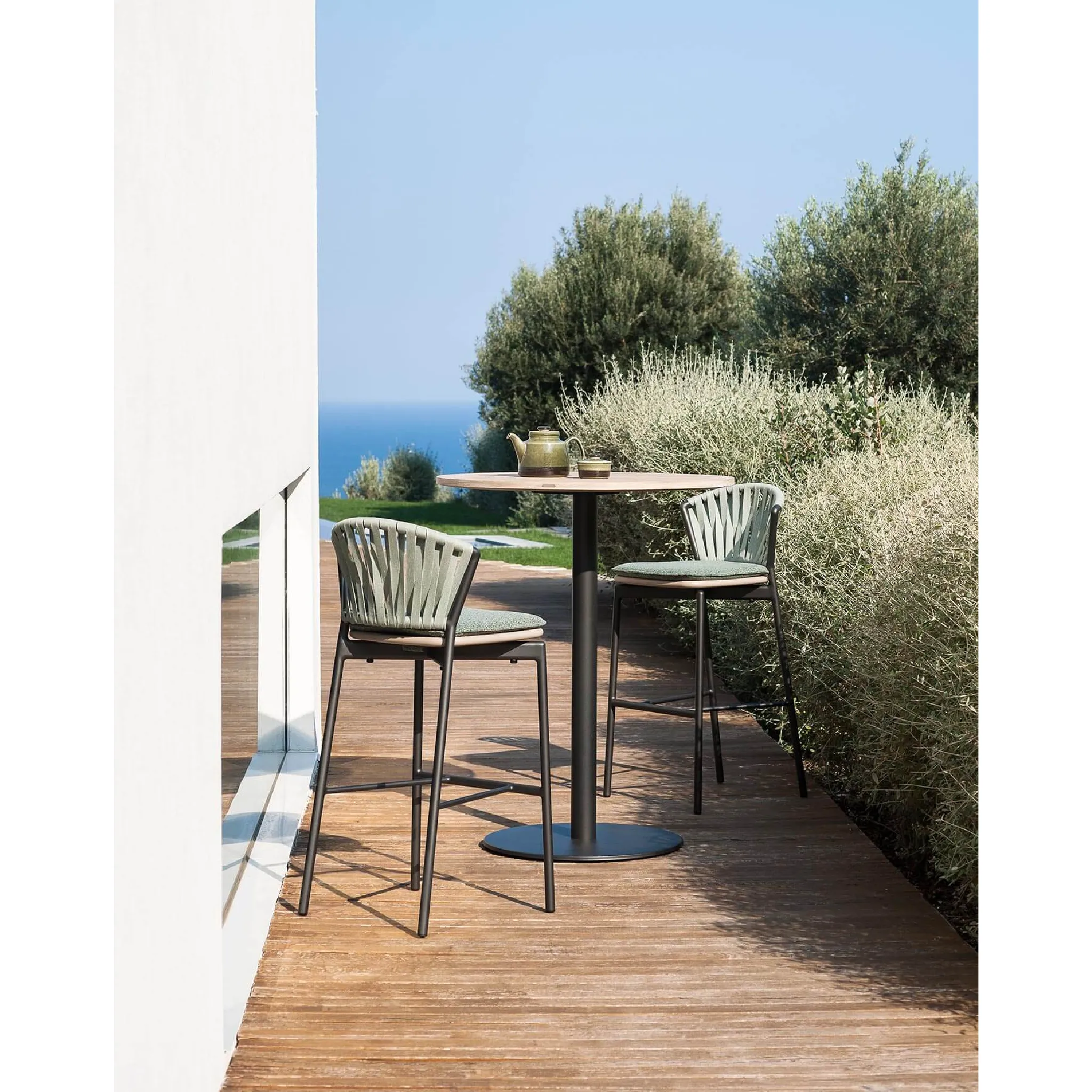 Teak Wood Outdoor Bar Stool | Roda Piper