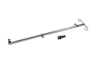 Telescoping Wheelchair IV Pole Attachment