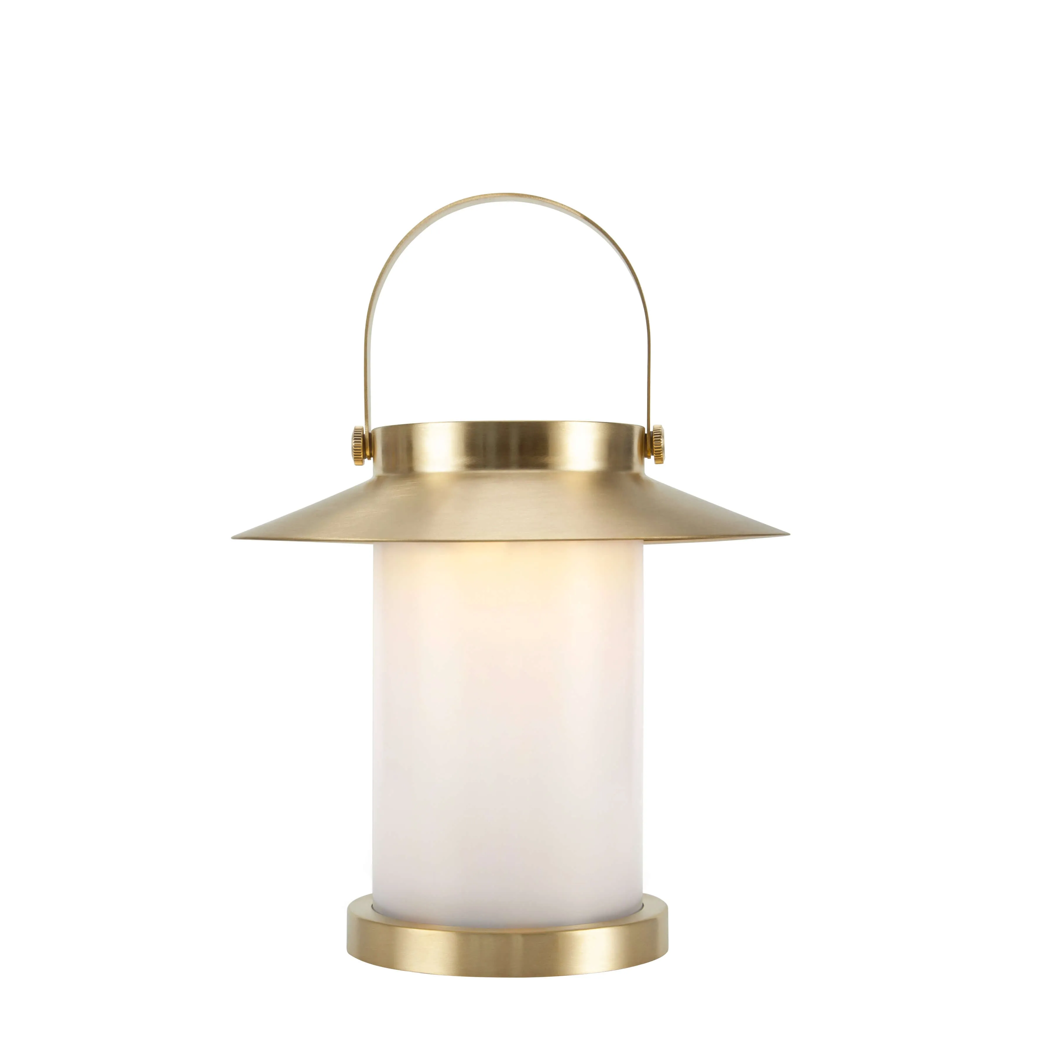 TEMPLE To-Go Portable Outdoor Solar Lantern (avail in Galvanized & Brass)