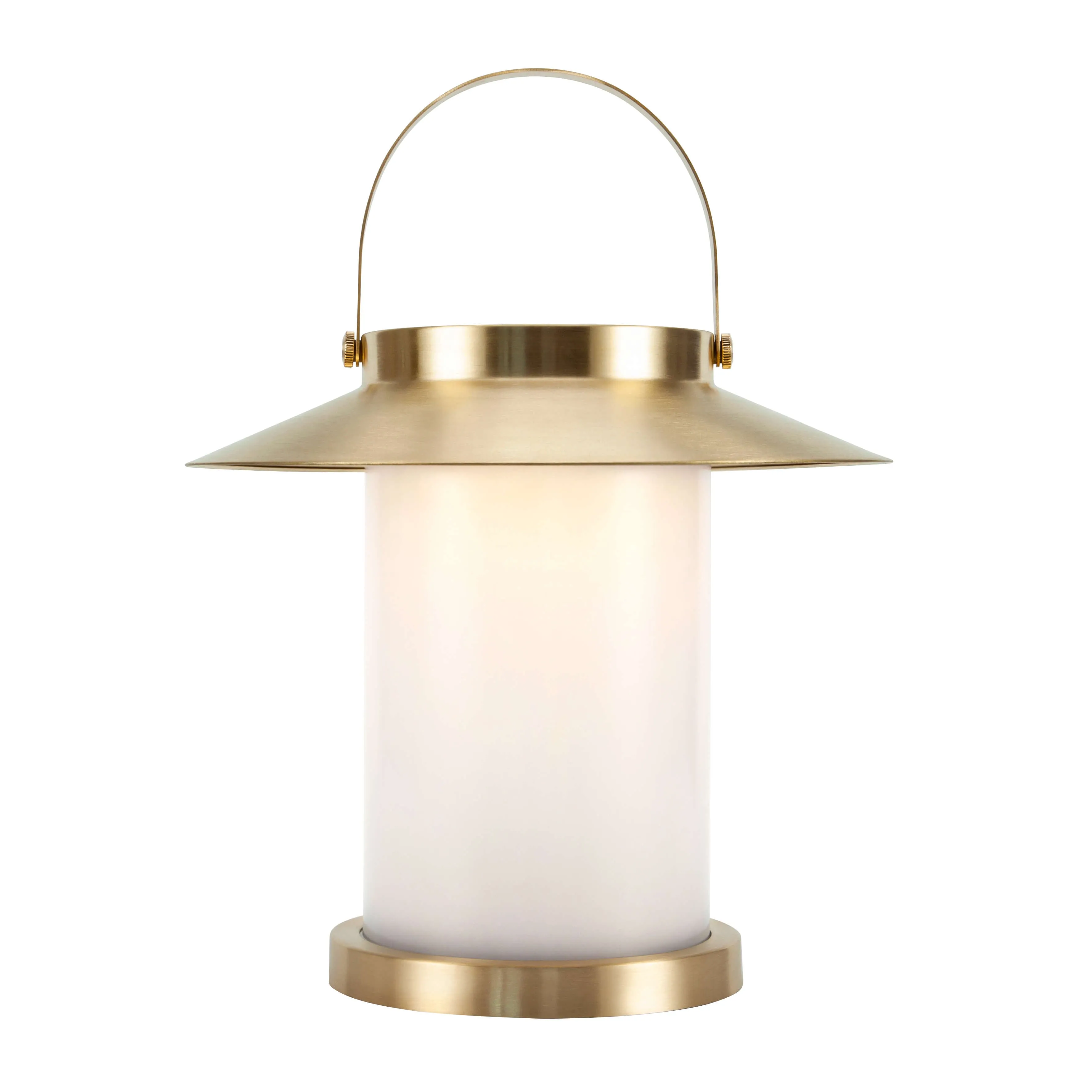 TEMPLE To-Go Portable Outdoor Solar Lantern (avail in Galvanized & Brass)