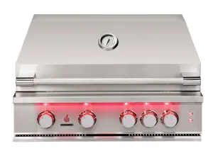 True Flame 32 Inch Built-In Natural Gas Grill