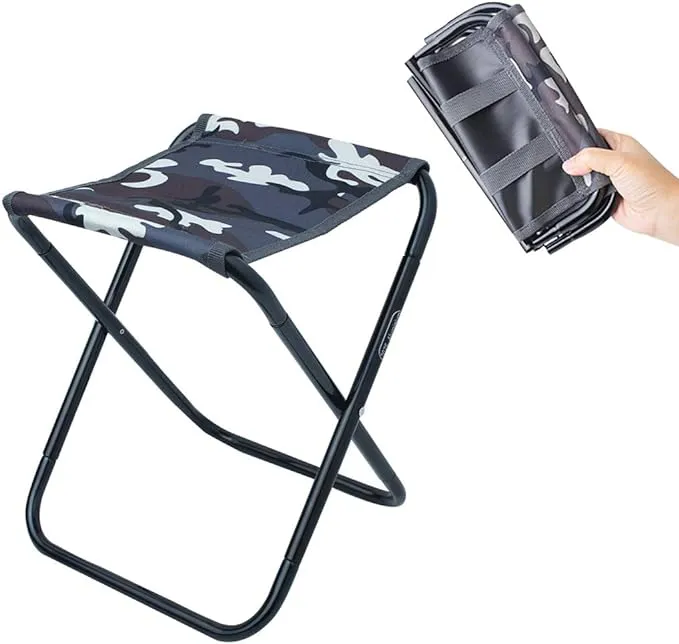 Ultralight Portable Folding Camping Stool: Outdoor Aluminum Alloy Seating for Picnics, & Fishing