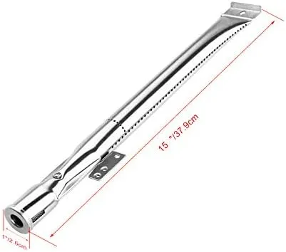 Uniflasy Grill Replacement Parts for Nexgrill 4 Burner 720-0830H 720-0783E 720-0830D 720-0888N 720-0888 Cuisinart CGG-7400 Repair Part Kit Grill Burner Tube Heat Plates Shield Tent Flame Tamer Igniter