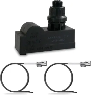 Uniflasy Push Button Grill Ignitor 2 Outlet Electronic Igniter kit for Charbroil Advantage 463240015, 463344116, Performance 463347017, 463673017, Commercial 463242716 Ignitor
