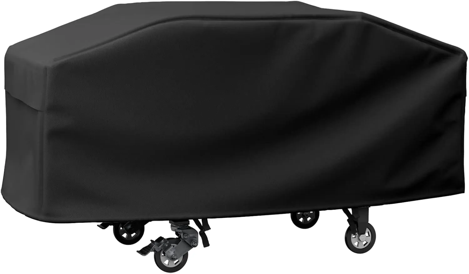 Upgraded Griddle Cover for Blackstone 36 Inch Griddle, Heavy Duty Waterproof Cover with Large Air Vent and Straps, Also Fits More 4-Burner Flap Top Grill, Black
