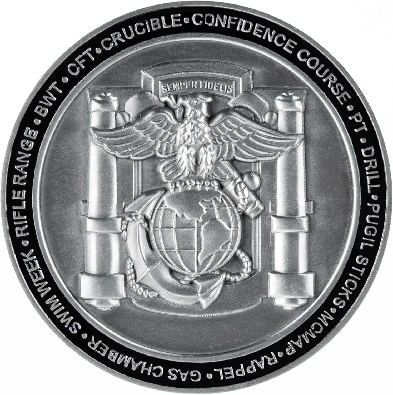 USMC Marine Corps Recruit Depot San Diego Challenge Coin - Officially Licensed USMC Collectible