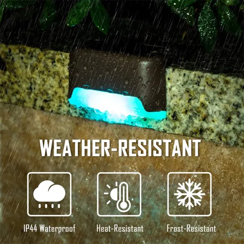 Waterproof Solar LED Step Lighting for Outdoor Elegance and Safety