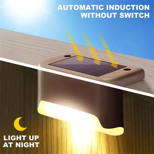 Waterproof Solar LED Step Lighting for Outdoor Elegance and Safety