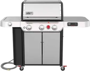 Weber Genesis SX-335 Natural Gas Smart Grill, Stainless Steel
