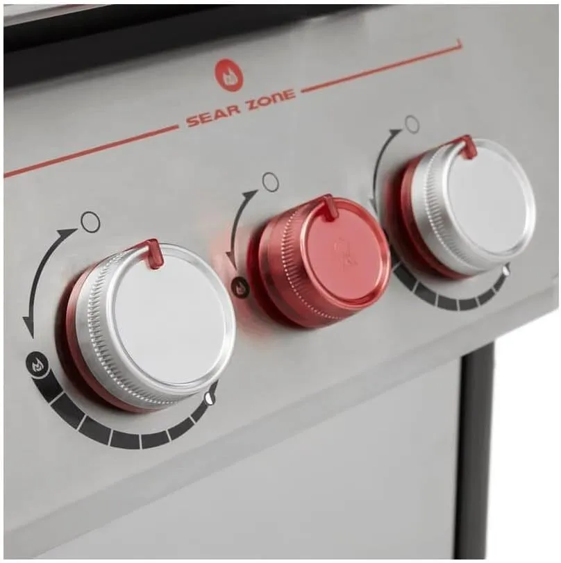 Weber Genesis SX-335 Natural Gas Smart Grill, Stainless Steel