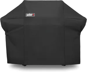 Weber Grill Cover With Storage Bag For Summit 400-Series Gas Grills , Black
