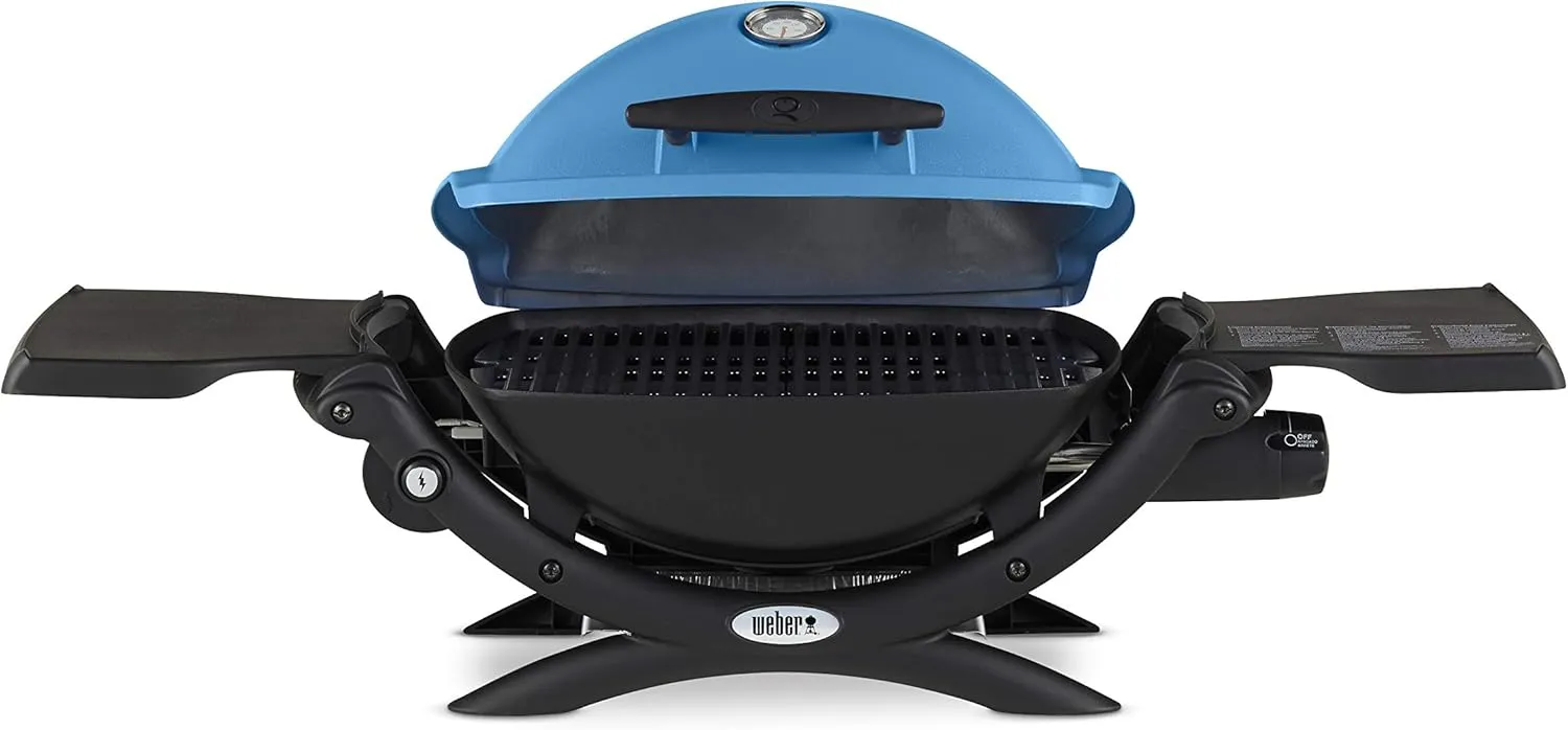 Weber Q1200 Liquid Propane Grill, Blue