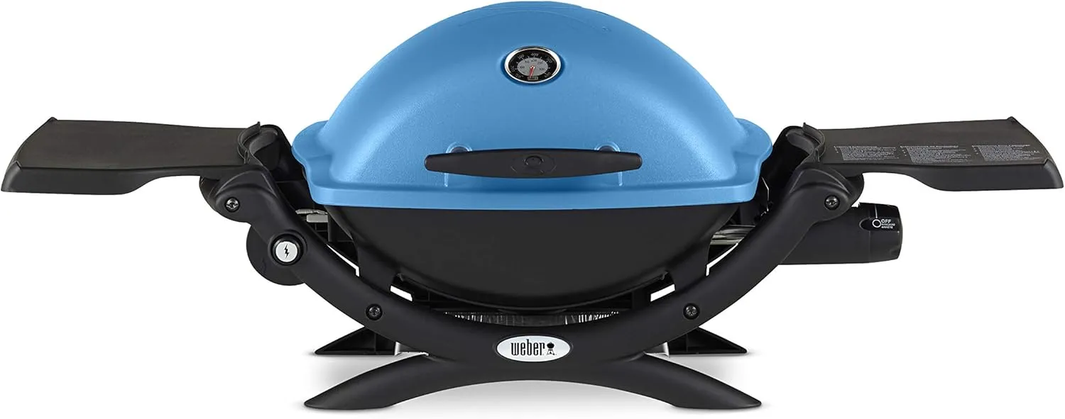 Weber Q1200 Liquid Propane Grill, Blue