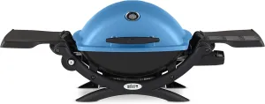 Weber Q1200 Liquid Propane Grill, Blue