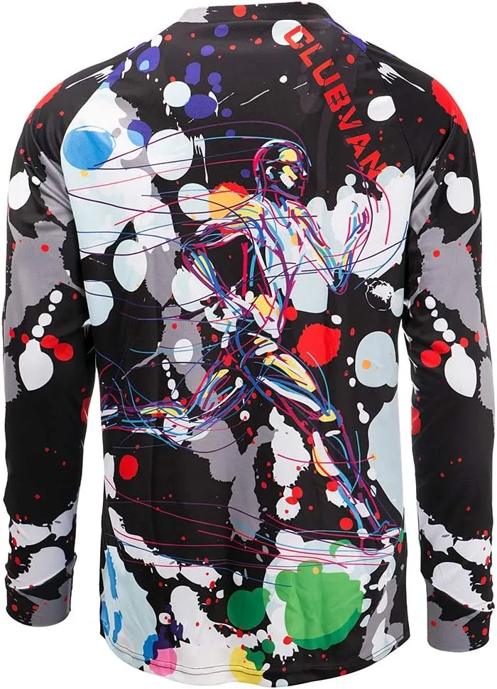 Weimostar Men's Cycling Jersey MTB T Shirt Long Sleeve Mountain Bike Motorcycle Outdoor Bicycle Clothes