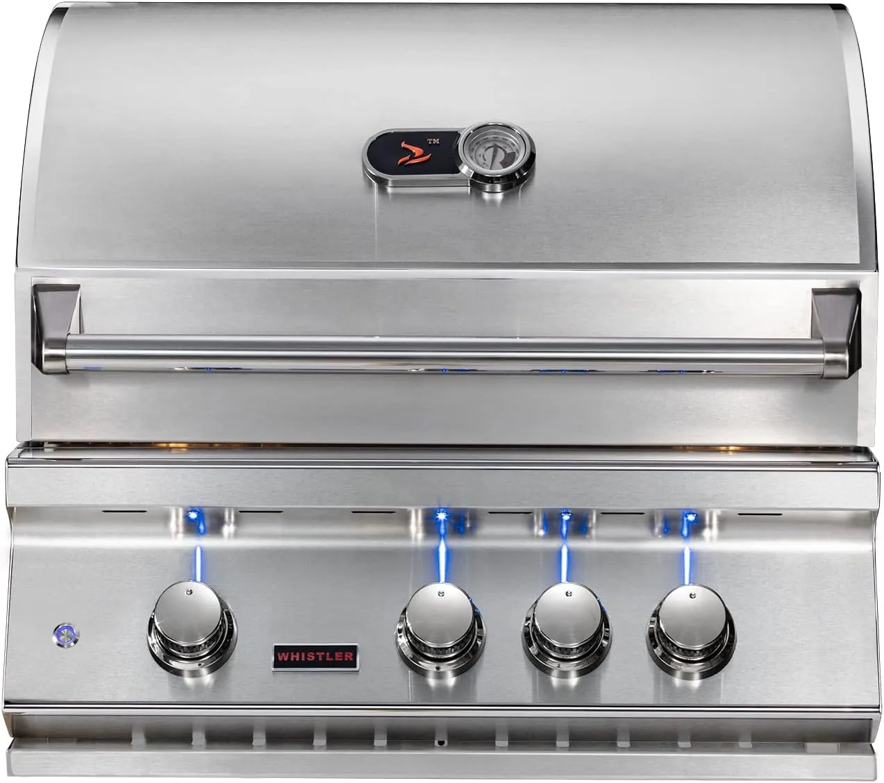 Whistler Built In 3-Burners Natural Gas Grill with Rear Infrared Burner,Lights,Rosisserie Kit,Cover and NG Conversion Kit for Outdoor Kitchen Island