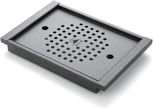 Wild Journey IGT 304 Stainless Steel Folding Table Portable Outdoor Vacation Party Camping Picnic BBQ Tools Tea Cooker Set (IGT Tea Tray(Black))