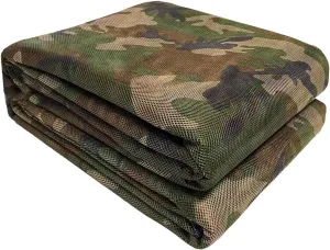 WINWAY 300D Camo Burlap Camouflage Netting Quiet Mesh Net for Hunting Sunshade Camping Concealment Shooting Blinds…