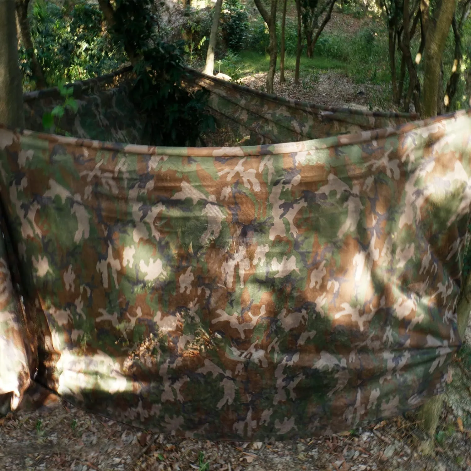 WINWAY 300D Camo Burlap Camouflage Netting Quiet Mesh Net for Hunting Sunshade Camping Concealment Shooting Blinds…