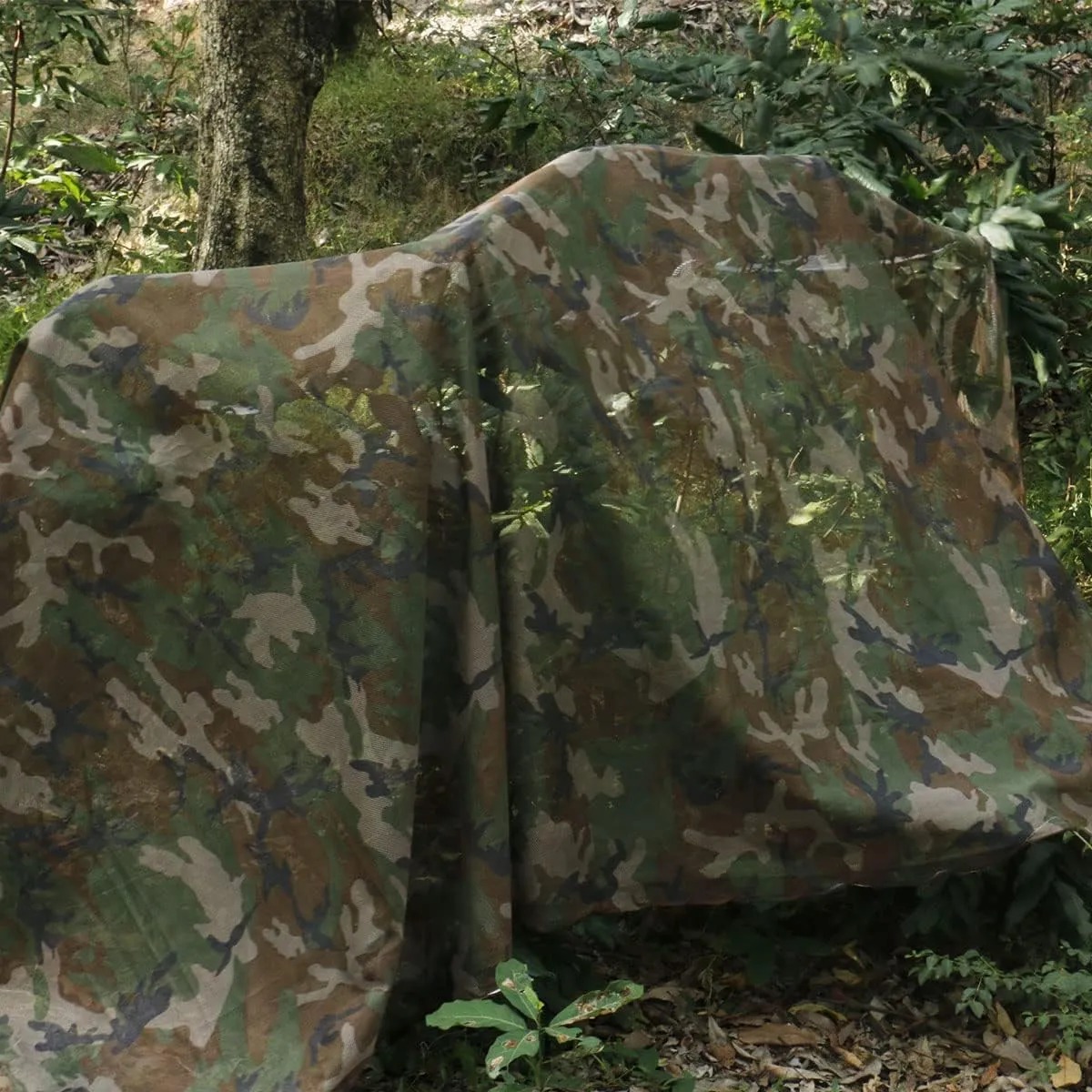 WINWAY 300D Camo Burlap Camouflage Netting Quiet Mesh Net for Hunting Sunshade Camping Concealment Shooting Blinds…