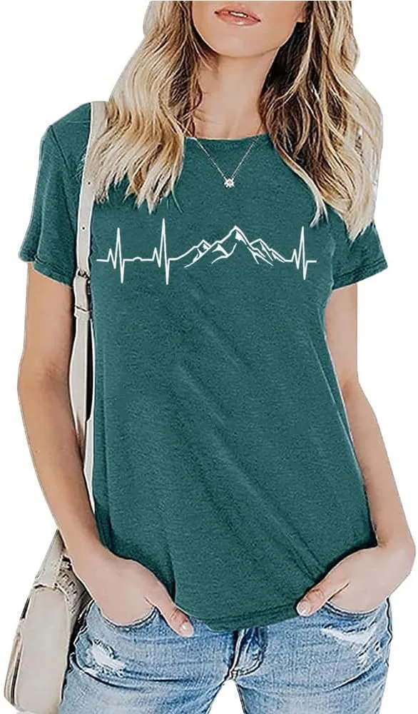 Women Mountain Adventure Workout Tanks Hiking Camping Graphic Athletic Sleeveless Funny Tee Tops
