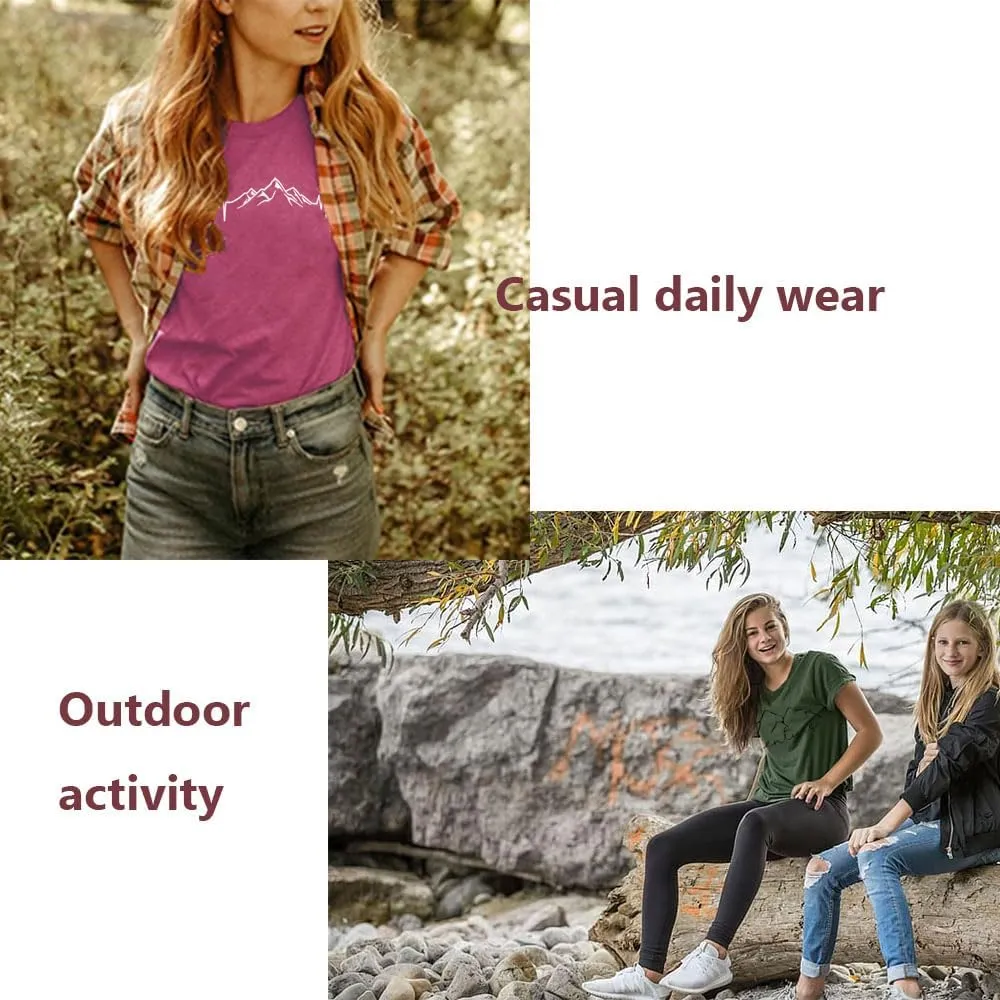 Women Mountain Adventure Workout Tanks Hiking Camping Graphic Athletic Sleeveless Funny Tee Tops