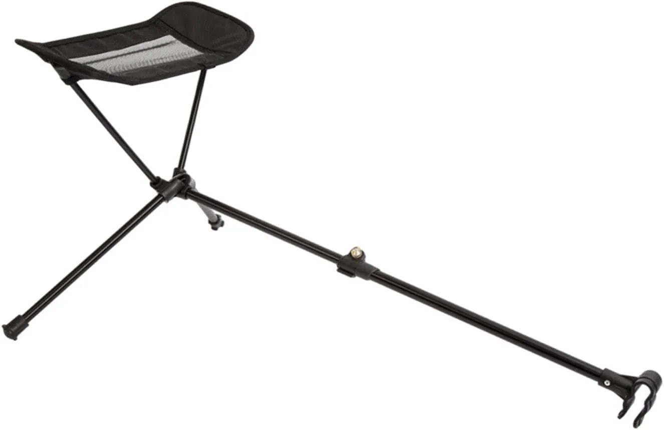 YIJU Camping Foot Rest Stool Compact Universal Folding Retractable Footrest Attachment for Gardening Backpacking Fishing Outdoor