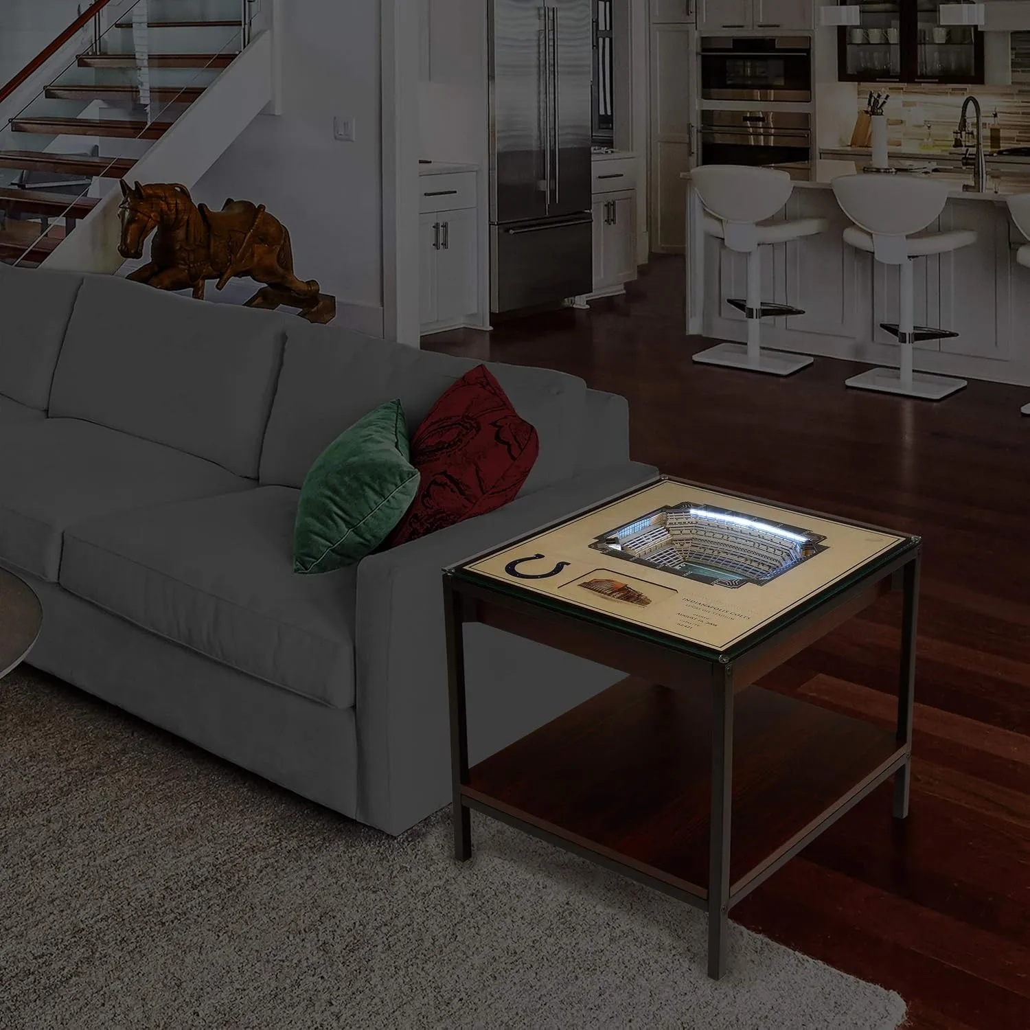 YouTheFan NFL 25-Layer StadiumViews Lighted End Table