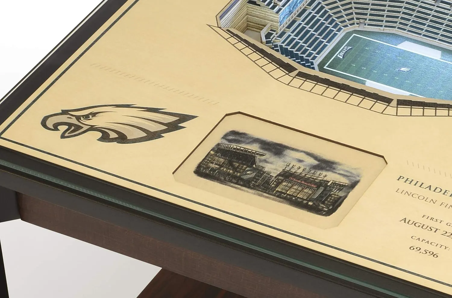 YouTheFan NFL 25-Layer StadiumViews Lighted End Table