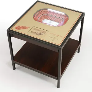 YouTheFan NHL Detroit Red Wings 25-Layer StadiumViews Lighted End Table - Joe Louis Arena