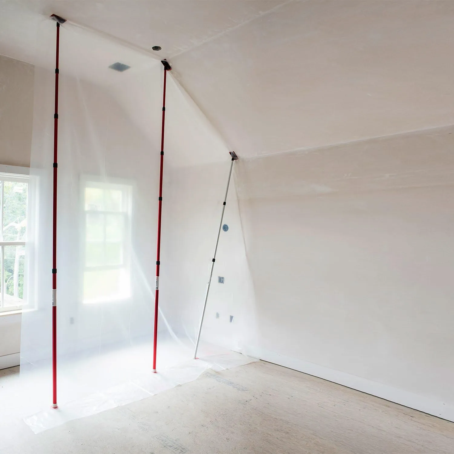 ZipWall KT20-PK6 ZipPole 20' Spring (12-Pack) Loaded Poles for Dust Barriers, 12 Pack